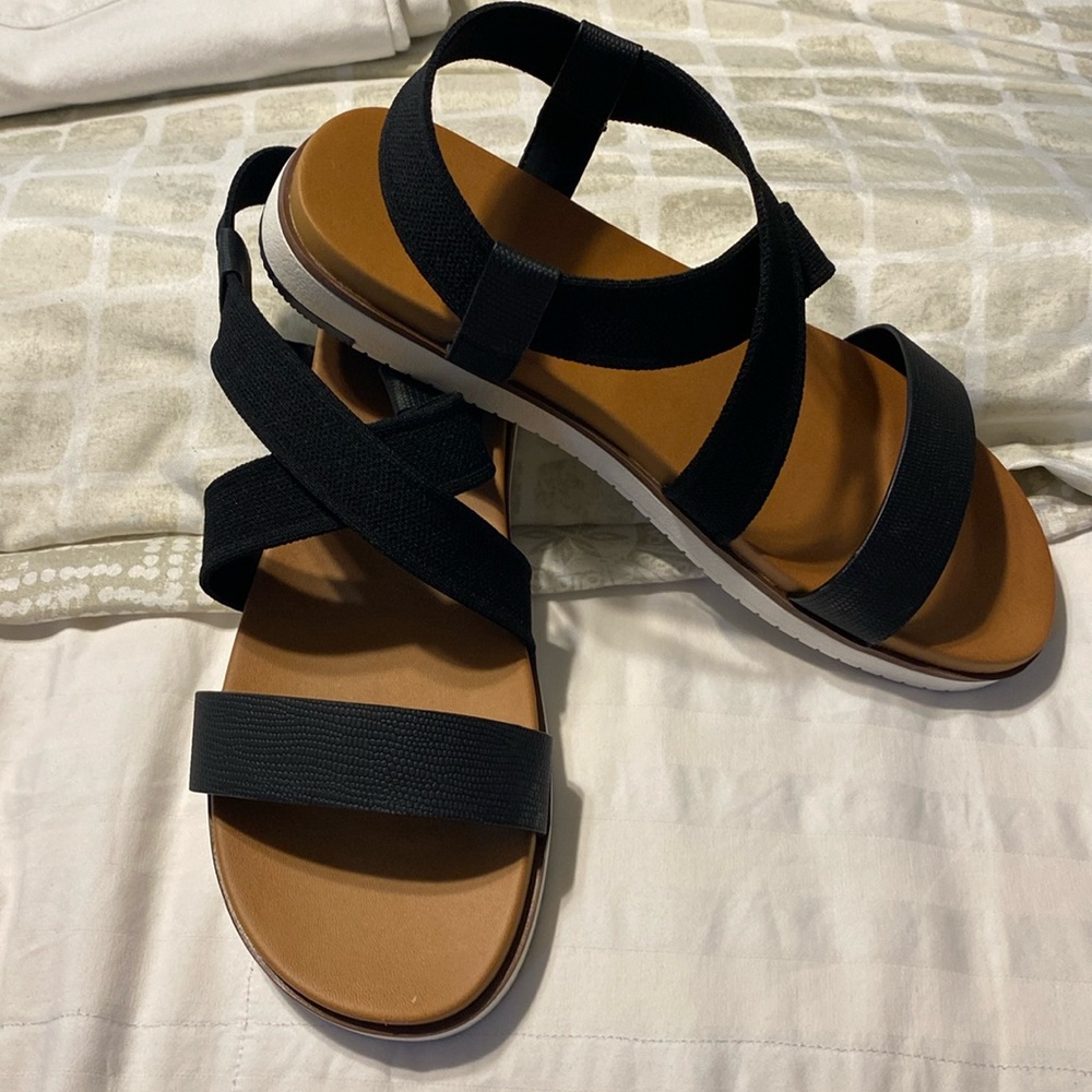 Market & Spruce Black sandal Size 10